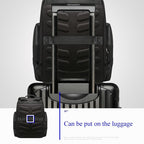Large Capacity Anti-Theft Waterproof Shoulder Bag With Usb Port - 35.5X24X45Cm Black