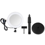 7.9 Dual-colour Led Ring Light with Desktop Mount and Phone Clamp