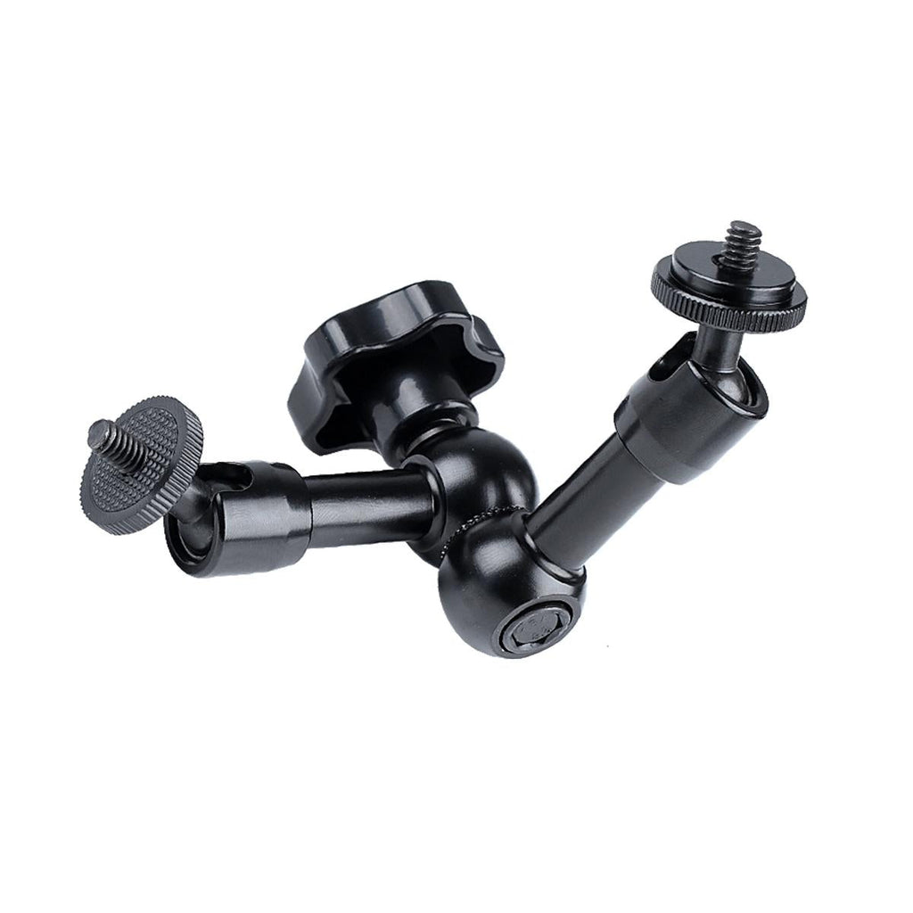 7 Articulating Magic Arm With Adjustable Friction & Large Claws Clips - Black