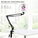 7.9 Ring Light with Usb 3 Modes Dual Colour Phone Clamp
