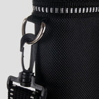 Lightweight Golf Shoulder Bag - Nylon Material - Black Orange