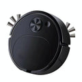 Smart Usb Charging Robot Vacuum for Family Cleaning - Black