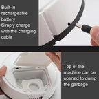 Smart Usb Charging Robot Vacuum for Family Cleaning - Black