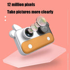 Mini Cartoon Digital Camera for Kids with Wifi - Brown