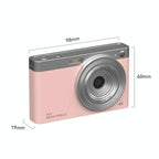 Retro Vlog Self-Shooting Camera - 50Mp Hd 4K Video - White