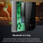 2.4 Inch Touch Mp4 / Mp3 Player 4Gb Memory E Book / Alarm / Timer No Bluetooth - Black