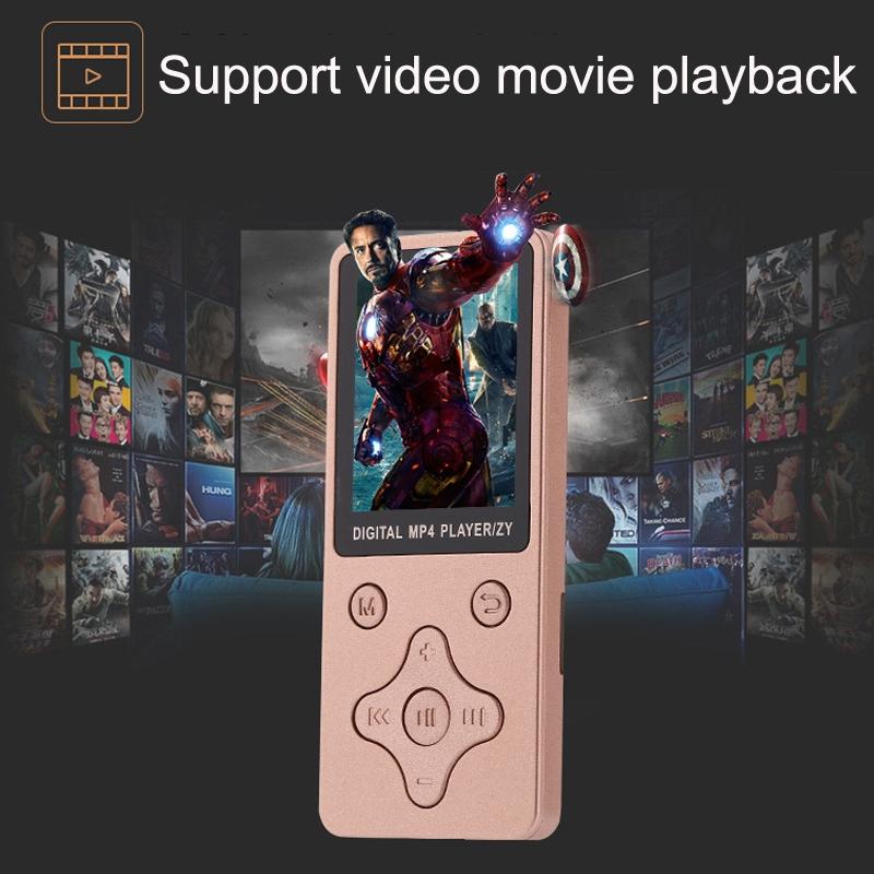 Ultra Thin Lossless Mp4 Player With Hd Video & Sound Quality - Black