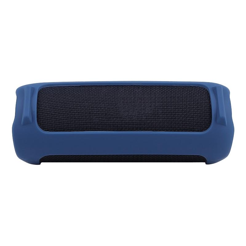 Portable Silicone Case with Shoulder Strap for Jbl Flip 6 Speaker - Blue