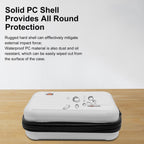Waterproof Hard Shell Storage Bag for Amagisn - Compact Size - Pearl White