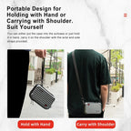Waterproof Hard Shell Storage Bag for Amagisn - Compact Size - Pearl White