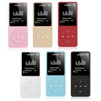 Ultra Thin Screen Mp4 Player Lossless Sound - Red