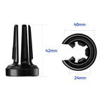 Easy Install Bike Handlebar Mount - Blue