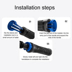 Easy Install Bike Handlebar Mount - Blue