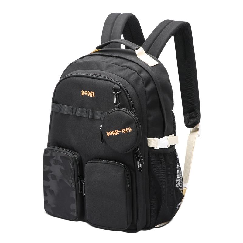 Lightweight Canvas Backpack - Compact and Durable - Light Blue 2