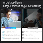 Portable Mini Clip-on Led Fill Light for Video Conferencing and Live Streaming - Purple