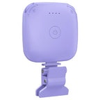Portable Mini Clip-on Led Fill Light for Video Conferencing and Live Streaming - Purple