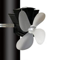 Thermodynamic Wall Mounted Fireplace Fan - no Magnets - Silver