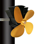 Thermodynamic Wall Mounted Fireplace Fan - no Magnets - Silver