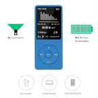 Portable Lcd Fm Radio Mp3 Mp4 Player 4Gb Memory Black - Pink 4Gb