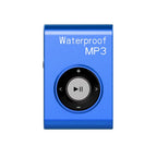 Waterproof Mp3 Player For Swimming & Diving 4Gb Memory Fm Radio Blue