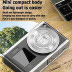 4K Hd Optical Zoom Digital Camera 60Mp Dual Screen Selfie Camera No Memory - Silver