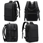 Large Capacity Men Shoulder Backpack - Gray