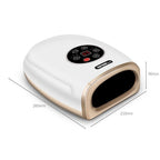 Hand Finger Joint Massager Wrist Palm Physiotherapy Mouse Meridian Acupoint Plug Amber Gold - Rose Red