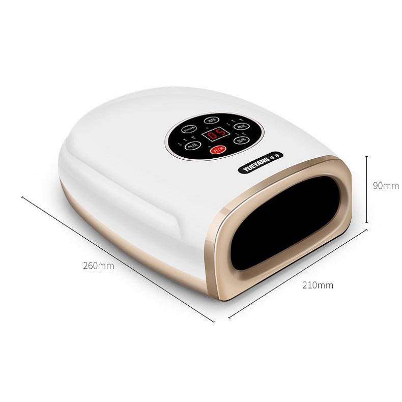 Hand Finger Joint Massager Wrist Palm Physiotherapy Mouse Meridian Acupoint Plug Amber Gold - Rose Red