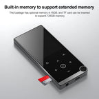 2.4 Inch Touch Mp4 / Mp3 Player 8Gb Memory E Book / Alarm / Timer No Bluetooth - Black