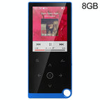 2.4 Inch Touch Mp4 / Mp3 Player 8Gb Memory E Book / Alarm / Timer No Bluetooth - Black