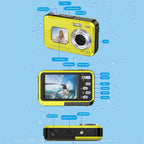 Waterproof 48mp Dual Screen Outdoor Camera - Wdc901 - Blue