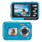 Waterproof 48mp Dual Screen Outdoor Camera - Wdc901 - Blue