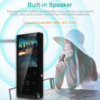 2.4 Inch Touch Mp4 / Mp3 Player 16Gb Memory Bluetooth E Book Alarm Timer - Black