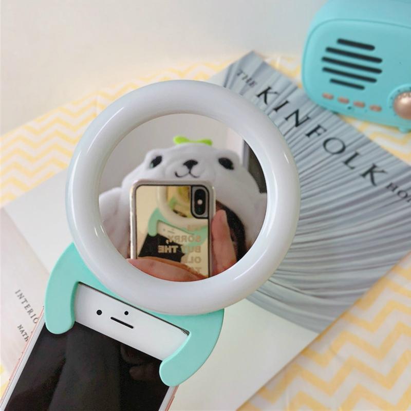 Portable Handheld Live Light for Mobile Self-timer - Blue