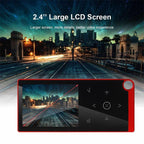 2.4 Inch Touch Mp4 / Mp3 Player 4Gb Memory E Book / Alarm / Timer No Bluetooth - Silver Grey