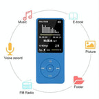 Portable Lcd Fm Radio Mp3 Mp4 Player 4Gb Memory Black - Red 4Gb