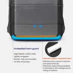 Large Capacity Lightweight Business Backpack For Men - Gray