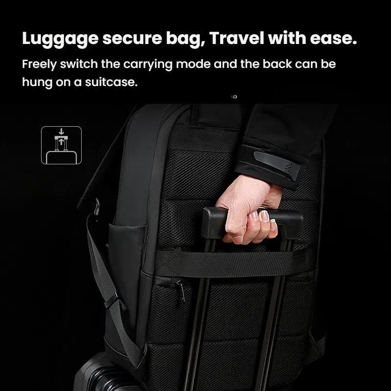 Large Capacity Lightweight Business Backpack For Men - Gray