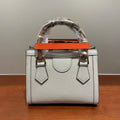 Versatile Cowhide Shoulder Bag for All Occasions - Off White