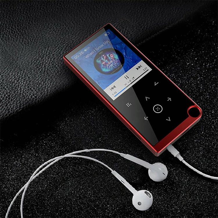 2.4 Inch Touch Mp4 / Mp3 Player 16Gb Memory E Book / Alarm / Timer No Bluetooth - Silver Grey