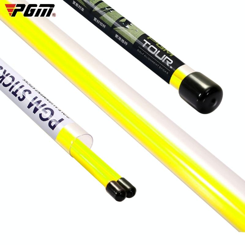 2-pack Golf Alignment Sticks for Accurate Ball Direction - Red Fiberglass - White With Package