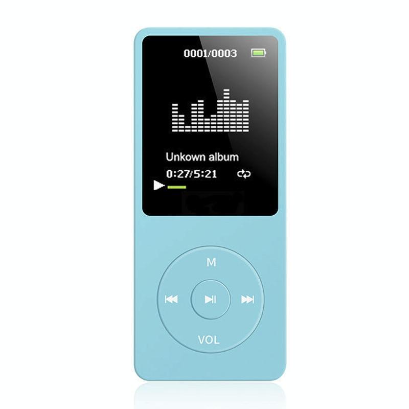 Ultra Thin Screen Mp4 Player Lossless Sound - Black