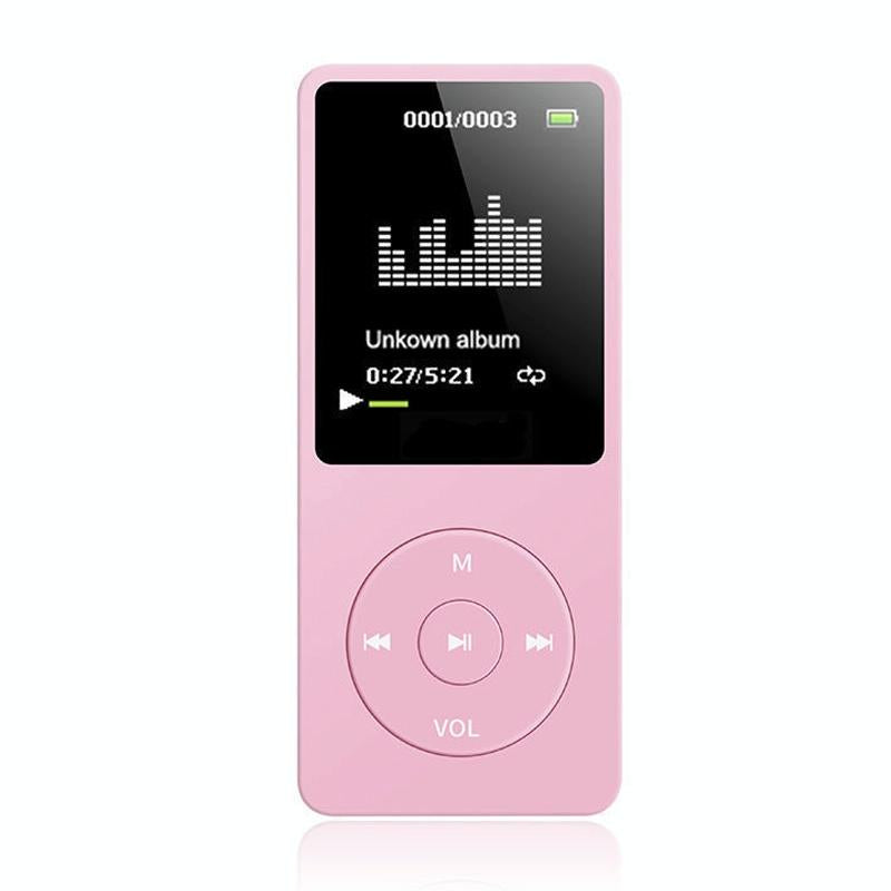 Ultra Thin Screen Mp4 Player Lossless Sound - Black
