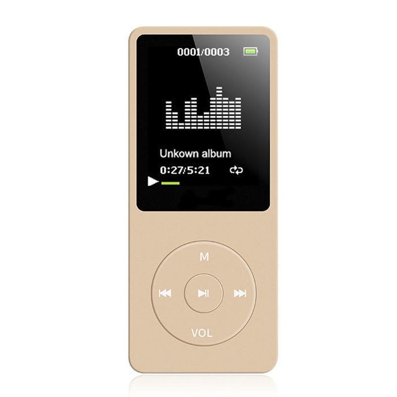 Ultra Thin Screen Mp4 Player Lossless Sound - Black