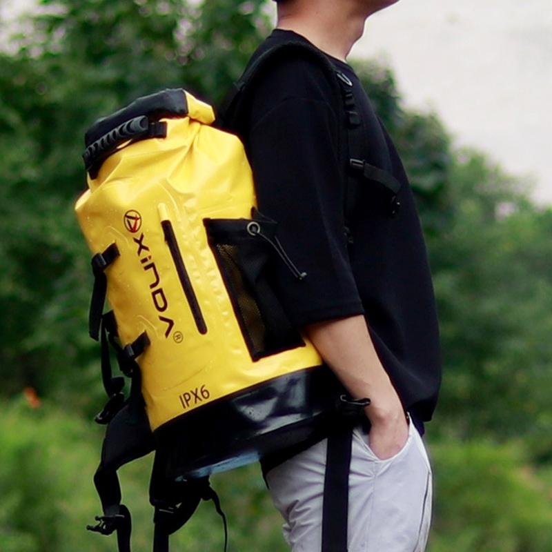 Waterproof Upstream Storage Shoulder Bag L For Mountaineering - Orange