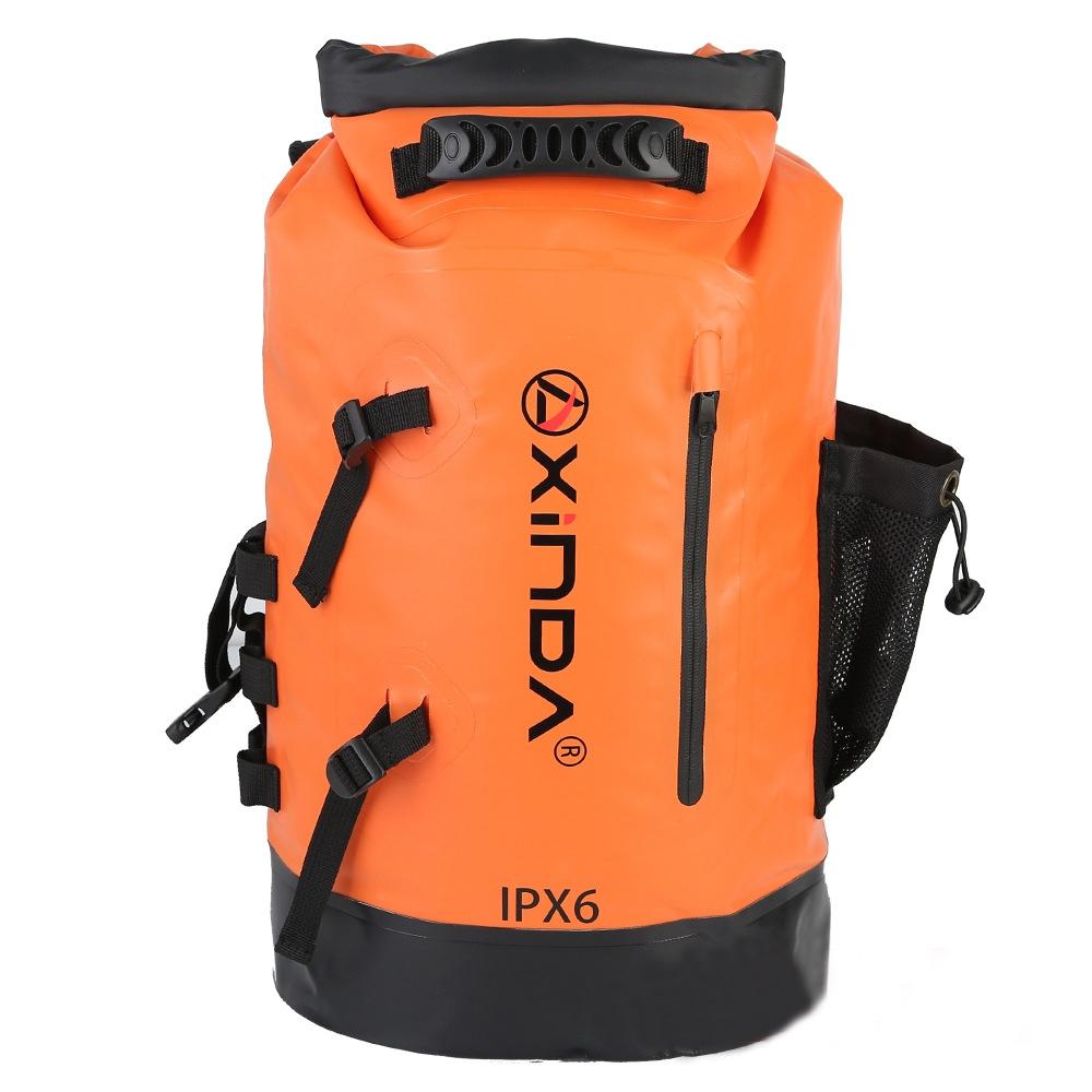 Waterproof Upstream Storage Shoulder Bag L For Mountaineering - Orange