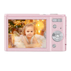 36mp 2.7k Full Hd Digital Camera with 16x Zoom for Children - 2.4 Inch Screen - Pink