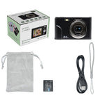 36mp 2.7k Full Hd Digital Camera with 16x Zoom for Children - 2.4 Inch Screen - Pink