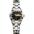 Stylish Waterproof Luminous Women Automatic Watch - 8813 - Silver Gold Black