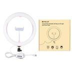 26cm Usb 3 Modes Dimmable Led Ring Light with Phone Clamp - Pink